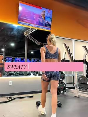 TikTok post by @morganlakins for Vitality. Caption reads: [...] you out of breath. Wearing all @shopvitality....
