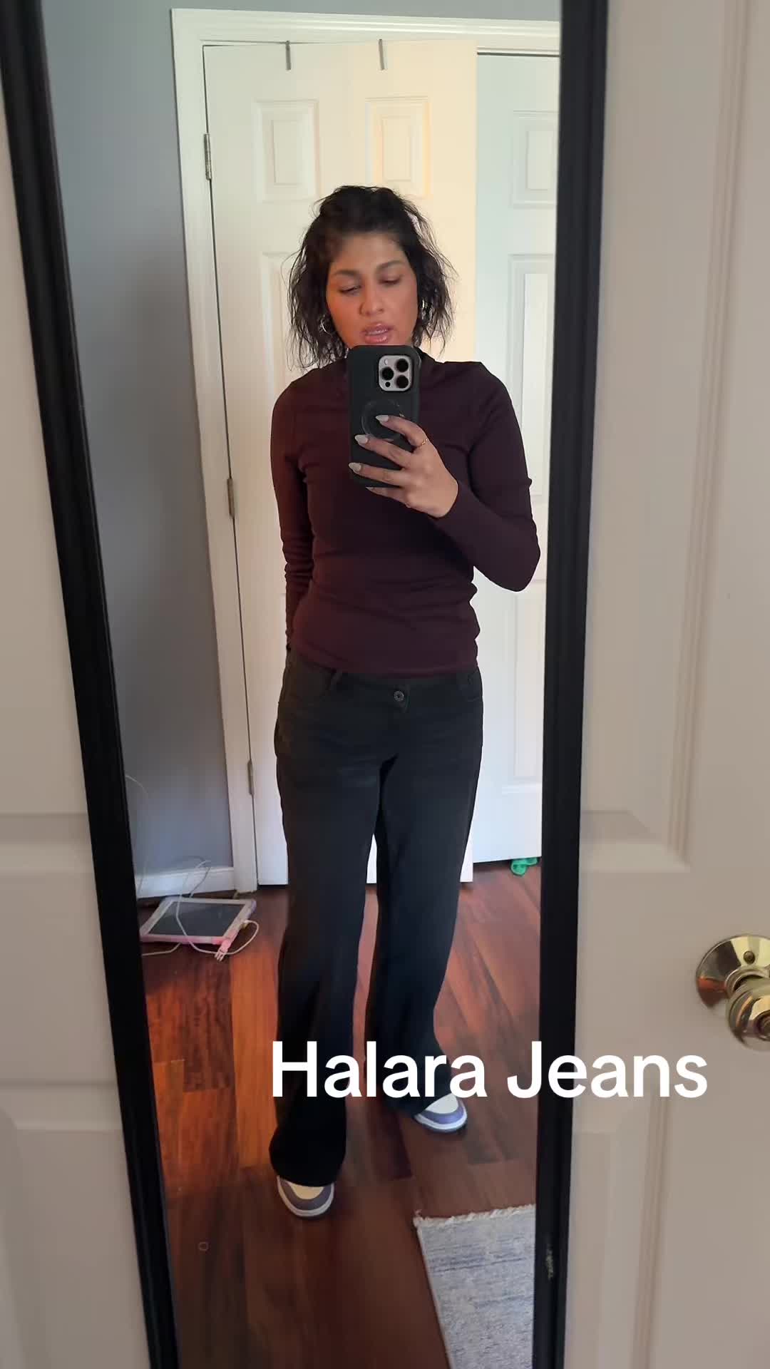 TikTok post by @makeuplaveena for Halara. Caption reads: You need to run & don’t walk bc these @Halara shop....