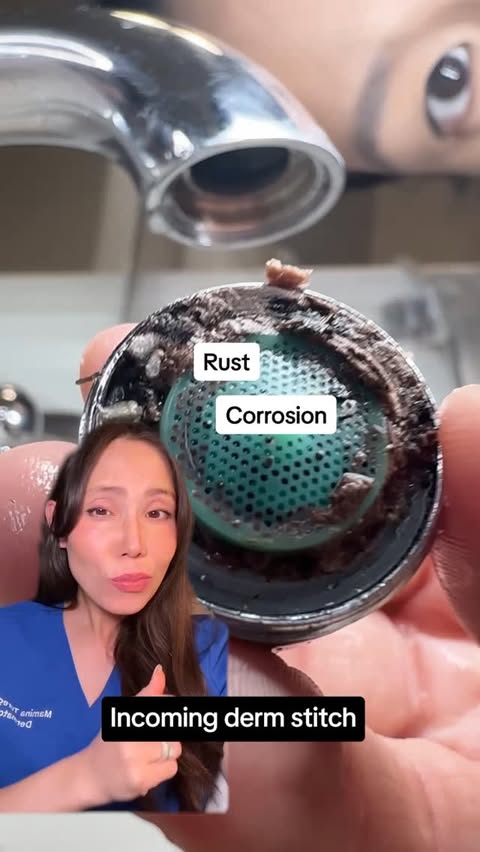 Instagram post by @dr.mamina for Filterbaby. Caption reads: [...] and worsen acne or eczema. 😖 @thefilterbaby....