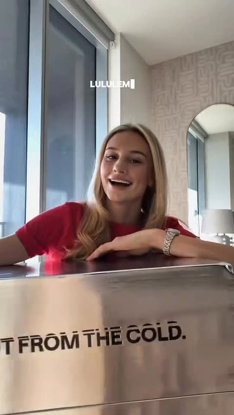 Instagram post by @summerrmcintosh for lululemon. Caption reads: [...] Winter Games Team Canada kit thanks to....