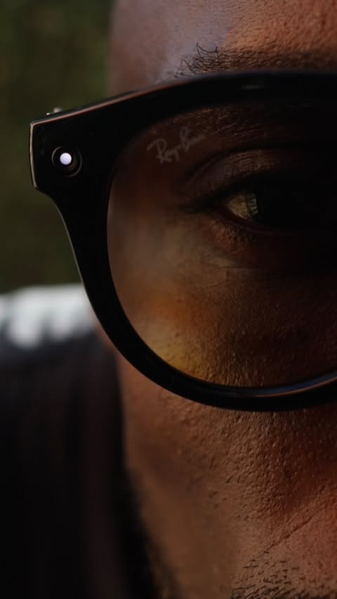 Instagram post by @laronlindsay for Ray-Ban. Caption reads: [...] moments I never want to miss. With my....