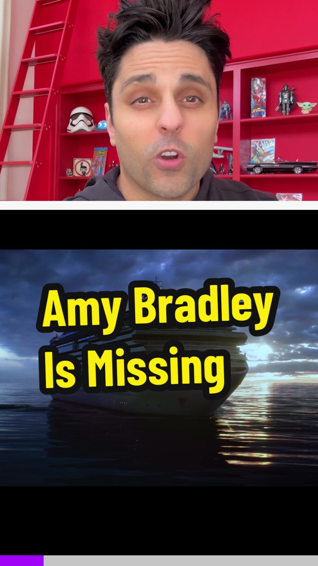 TikTok post by @realraywilliam for Netflix. Caption reads: Check out Amy Bradley is Missing now playing on....