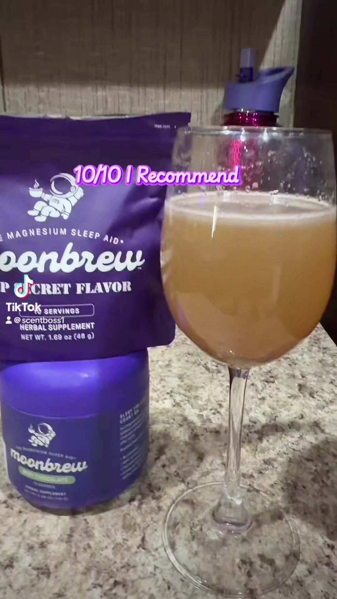 TikTok post by @scentboss1 for MoonBrew. Caption reads: [...] a fire ball🔥🔥🔥 It actually works....