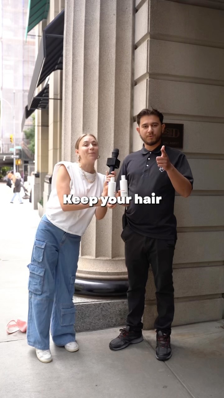 Instagram post by @saraanneleeds for Keeps. Caption reads: The guys who keep NYC running use Keeps 🏃‍♂️....
