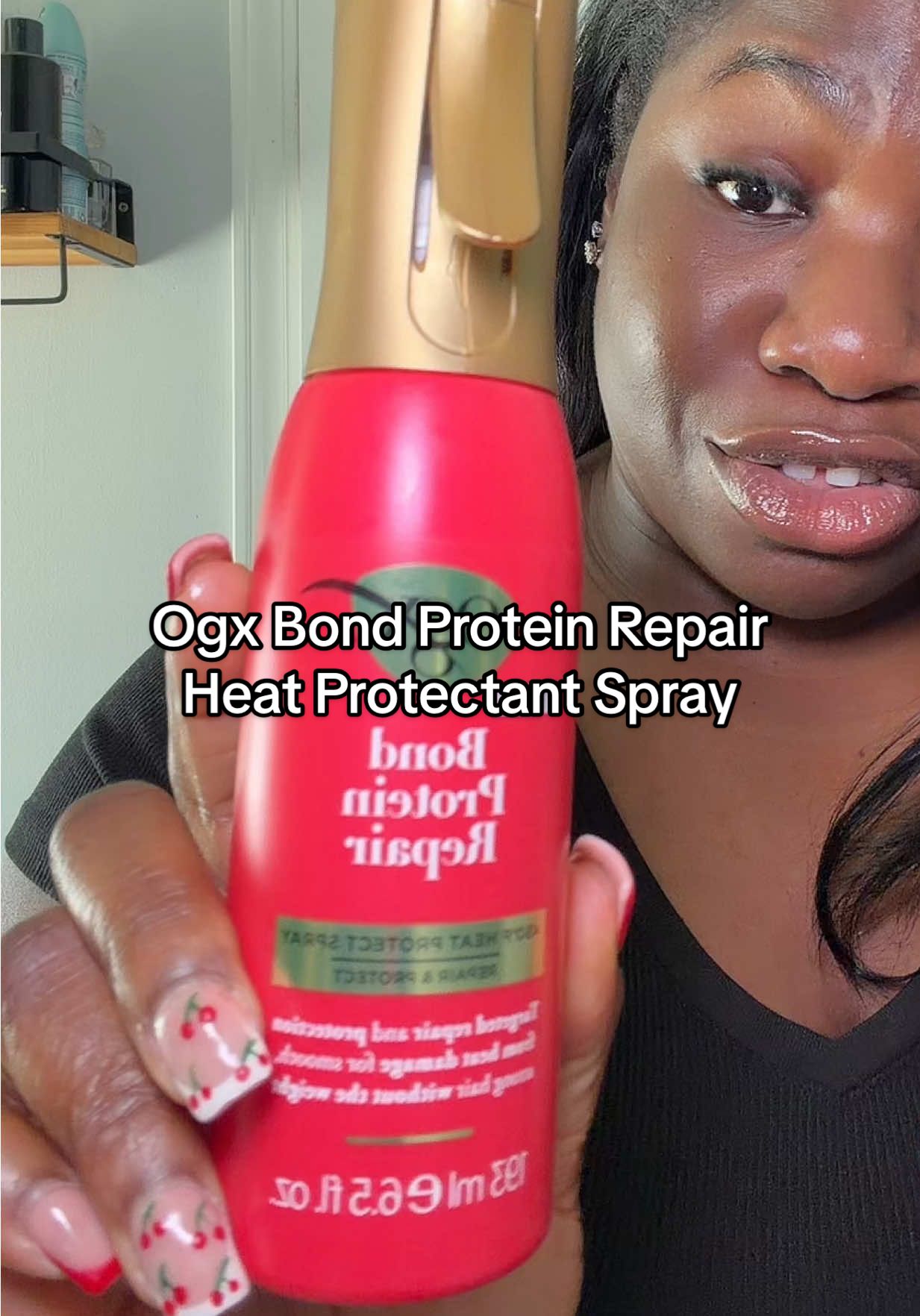 TikTok post by @ericamademebuyit for OGX Beauty. Caption reads: Replying to @☆Nadi☆ I can't believe this works!!!....