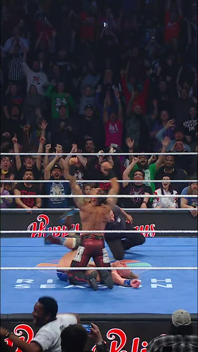 Instagram post by @carmelo_wwe for WWE. Caption reads: MELO. DON'T. MISS. 🙌.