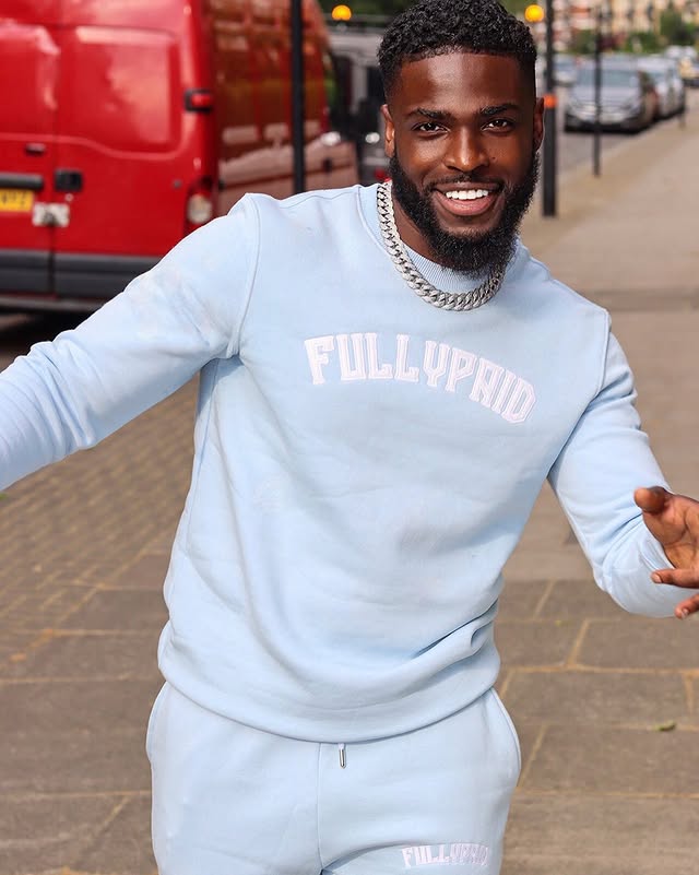 Instagram post by @michaelboateng01 for FullyPaid Clothing. Caption reads: Can’t put a price on peace of mind 😁 cc....