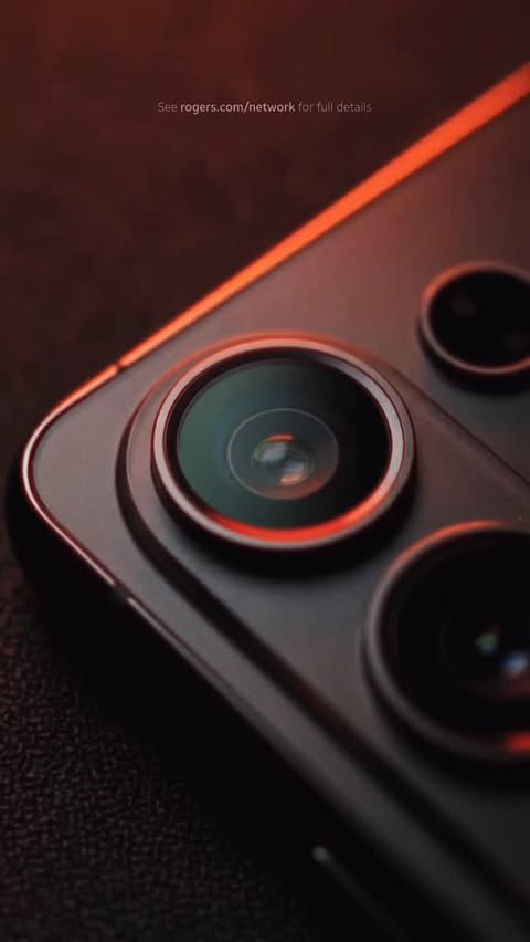 Instagram post by @justinserran for Rogers. Caption reads: Been running the Galaxy S26 Ultra on Rogers,....