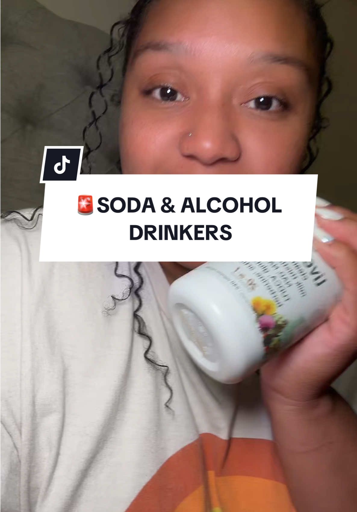 TikTok post by @__quinones__ for Micro Ingredients. Caption reads: [...] alcohol drinkers with @Micro Ingredients....