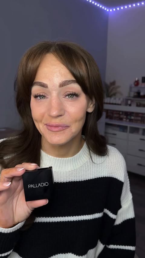 Instagram post by @beauty.is.everyone for Palladio Beauty. Caption reads: Tired under-eyes but not a full concealer....
