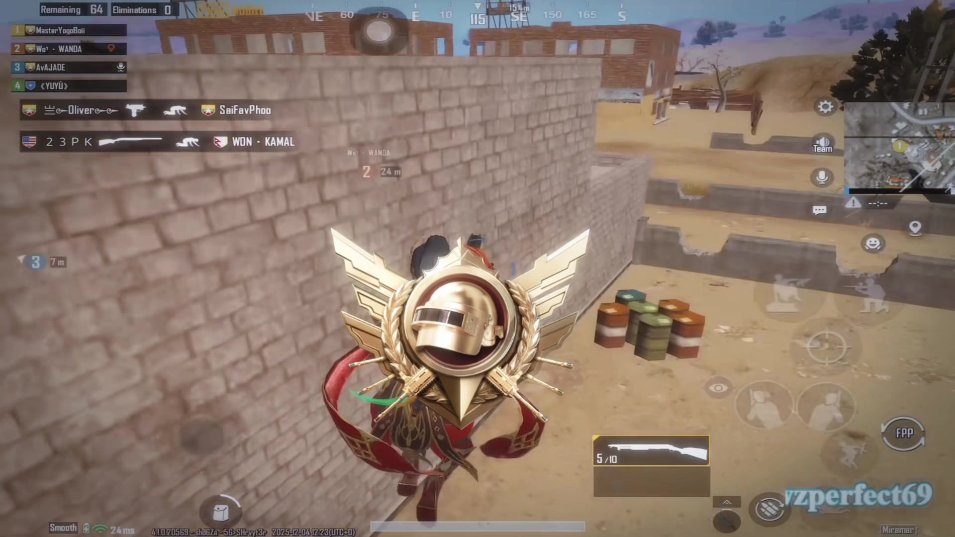 TikTok post by @tiger.myanmarno1 for PUBG MOBILE. Caption reads: [...] @PUBG Mobile Thailand @PUBG MOBILE @PUBG....