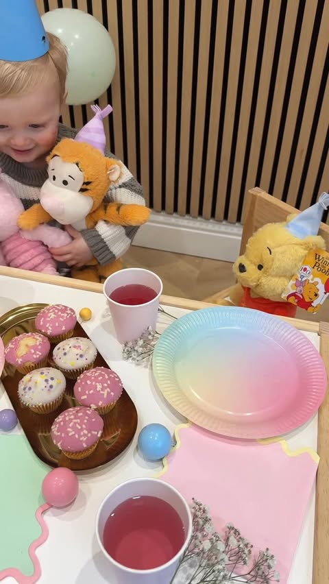 Instagram post by @made_it_our_home for The Entertainer Toys. Caption reads: #AD We’re celebrating 100 years of Disney Winnie....