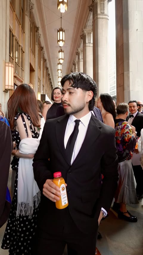 Instagram post by @itsbymiguel for Natalie's Orchid Island Juice. Caption reads: An unforgettable night at the 2026 James Beard....