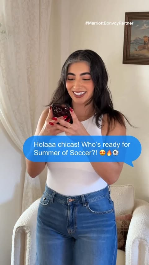 Instagram post by @classycasita for Marriott Bonvoy. Caption reads: #MarriottBonvoyPartner Manifesting a summer trip....