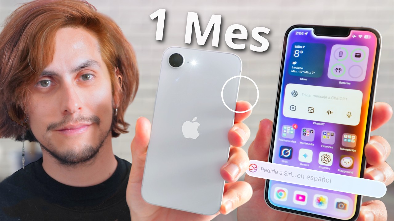 YouTube post by @RodHerzstrom for Liinks. Caption reads: 30 Days of the Cheapest iPhone: Is It Worth It? |....