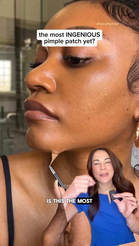 Instagram post by an influencer for Hero Cosmetics. Caption reads: [...] Diabolical. Ingenius. @herocosmetics out....