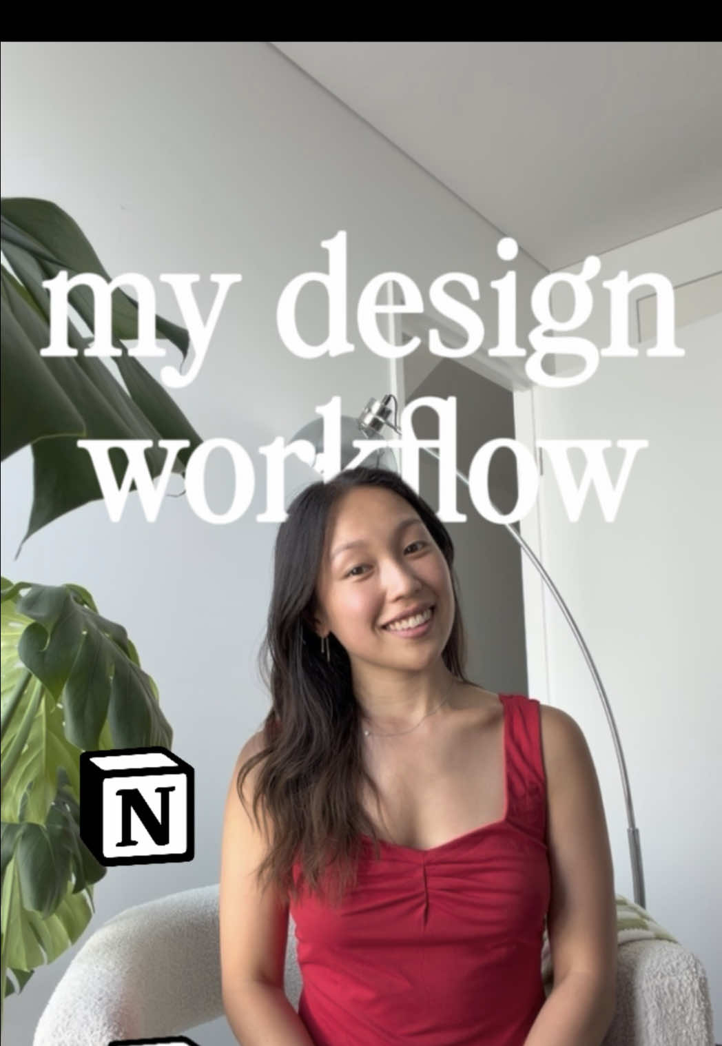 TikTok post by @audreycaprianni for Notion. Caption reads: @Notion has been my go to tool for managing my....
