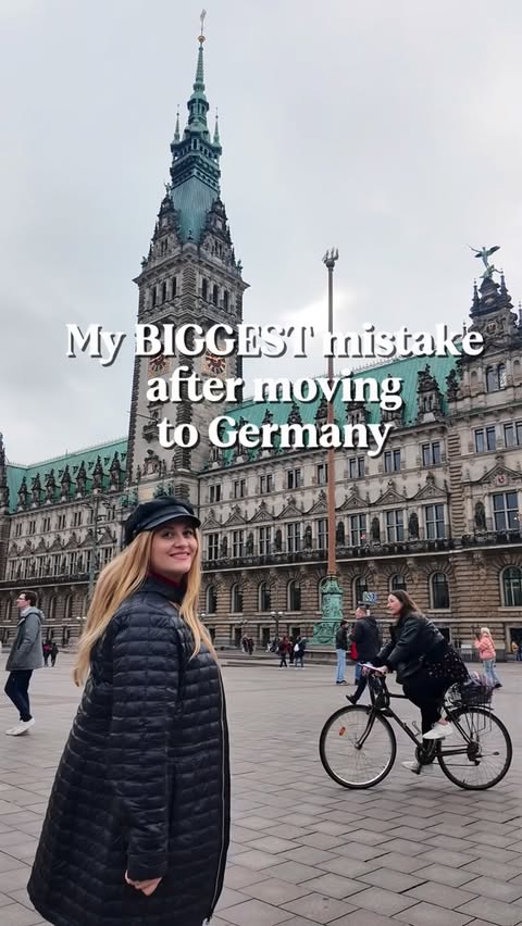 Instagram post by @brittany.alaine for Lingoda. Caption reads: Anzeige| When I first moved to Germany, EVERYTHING....