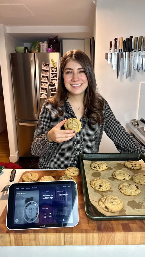 Instagram post by @madi.snacks for Nanit. Caption reads: [...] It was made easier thanks to my @get_nanit....