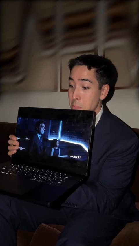 Instagram post by @brandoncohen for Peacock. Caption reads: #PeacockPartner I’ll be asking the questions [...].