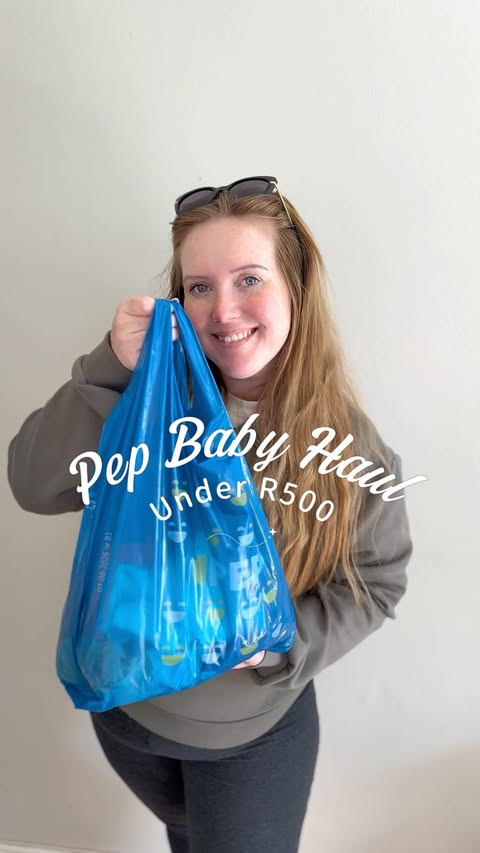 Instagram post by @harriet_van_huyssteen for PEP. Caption reads: How far can R500 really go at PEP Baby? 🙌✨ From....
