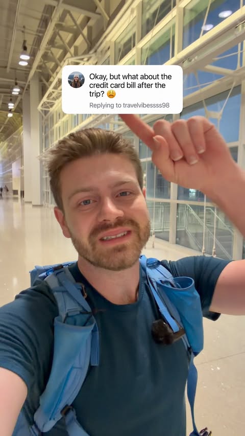 Instagram post by @travelwithdalt for SoFi. Caption reads: [...] high-interest credit-card debt, a SoFi....