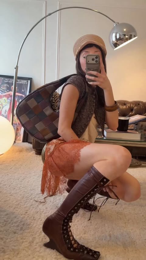 Instagram post by @ageorama for Coach. Caption reads: new year, refreshed styles, same @coachtopia bag.....