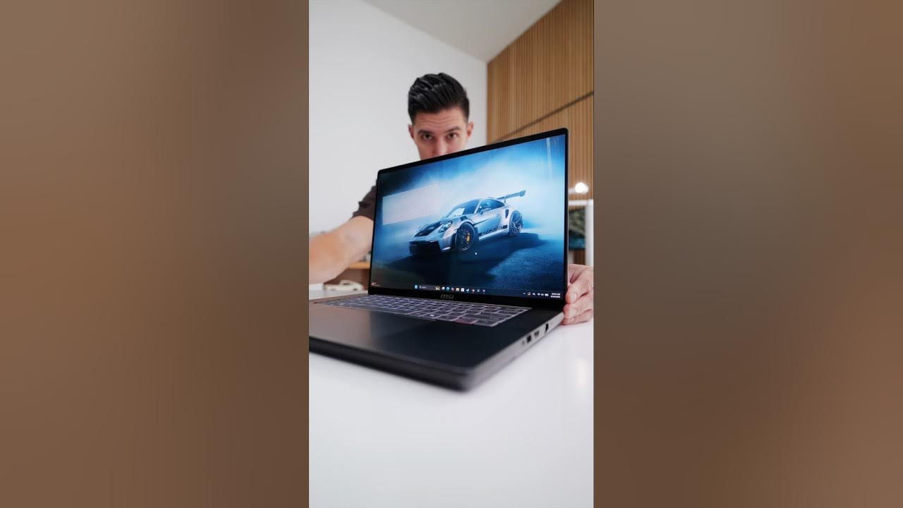 YouTube post by @KarlConrad for NVIDIA GeForce Russia. Caption reads: BEST Back To School Laptop??? Don't Make This....