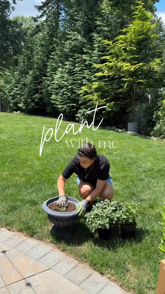 Instagram post by @ourhomeoncolonial for Overstock. Caption reads: Love this planter! It’s the perfect size and....