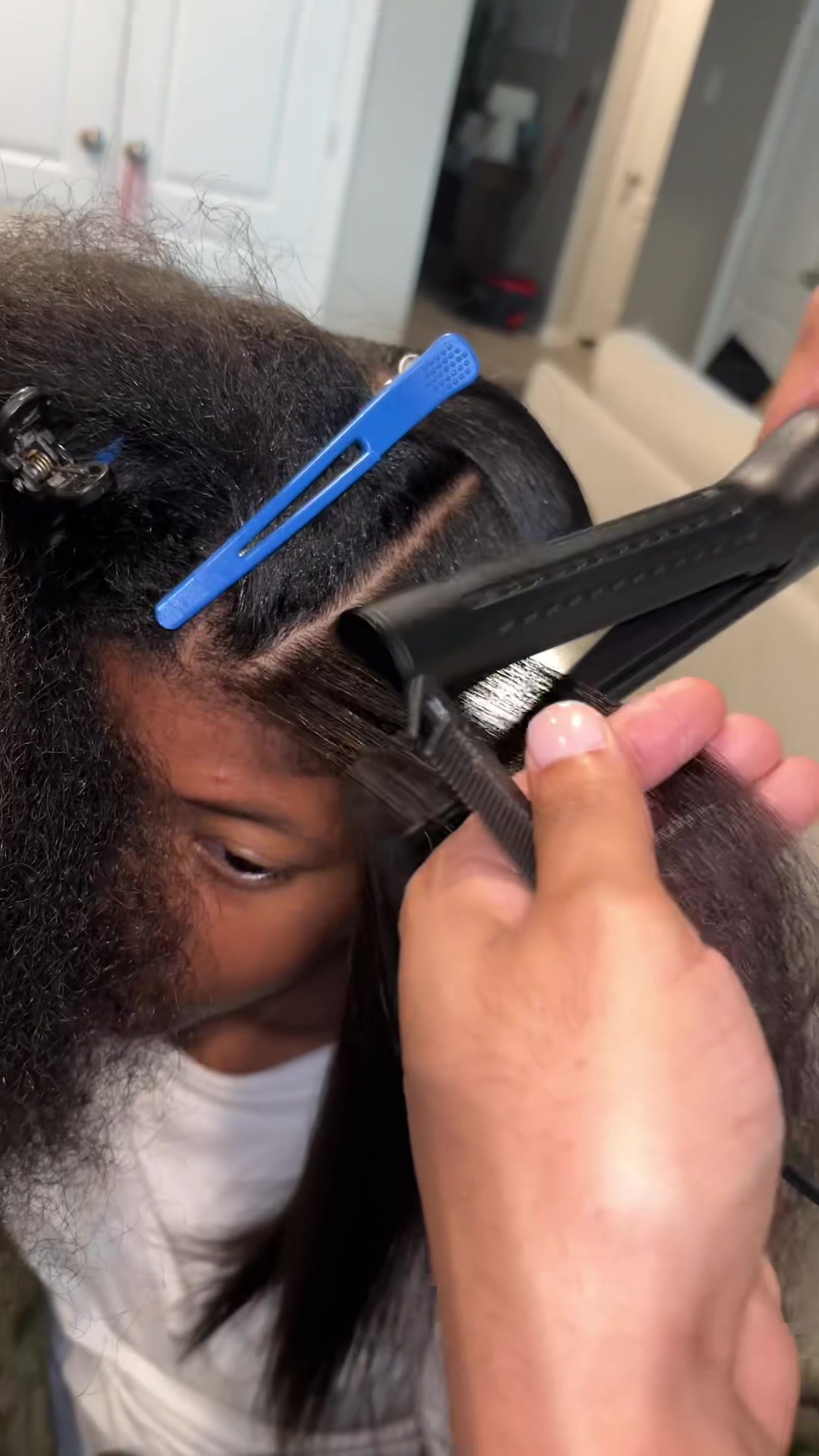 TikTok post by @jus_dane for TYMO Beauty. Caption reads: @TYMO BEAUTY US tools are a game changer!! RESULTS....