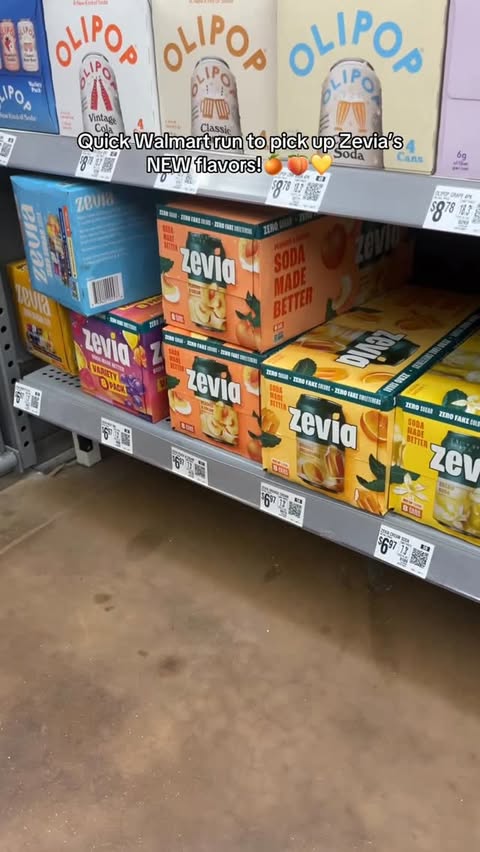 Instagram post by @mamaruppert for Zevia. Caption reads: [...] The Orange Creamsicle + Peaches & Cream....