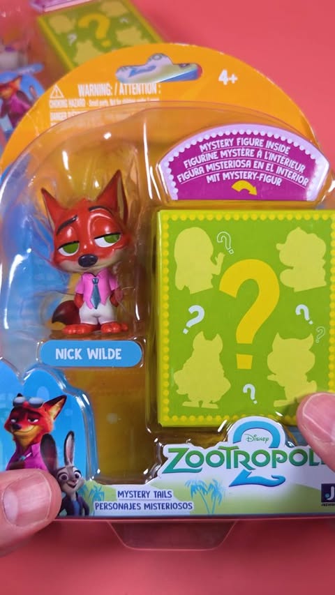 Instagram post by @minimysterys for Jazwares. Caption reads: [AD] Disney Zootopia 2 Mystery Tails cozy toy....
