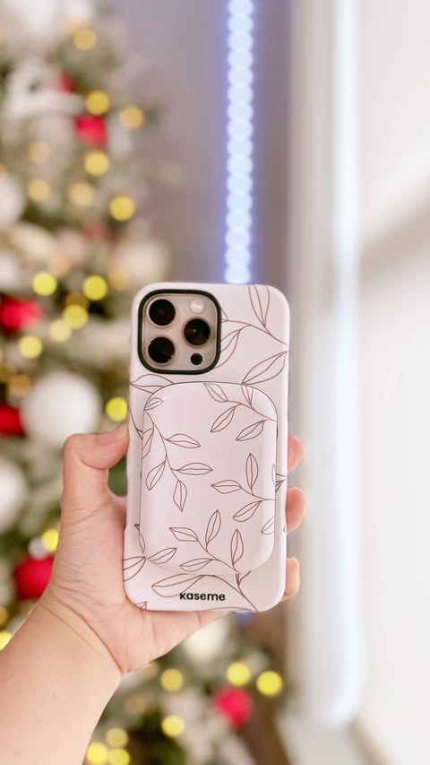 Instagram post by @exploringwiththeasmas for KaseMe. Caption reads: [...] your holiday shopping… this is it....