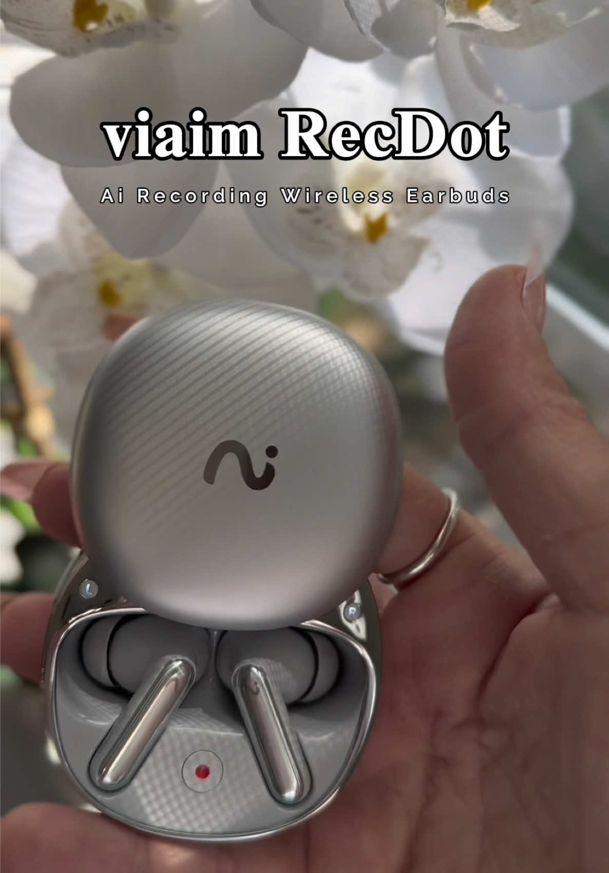 TikTok post by @ilkay.savran for VIAIM. Caption reads: [...] recording — smarter, faster, easier! The....