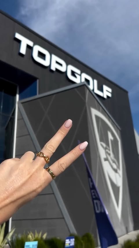 Instagram post by @haydensylte for Topgolf. Caption reads: [...] to work on your game. I’ve been using....
