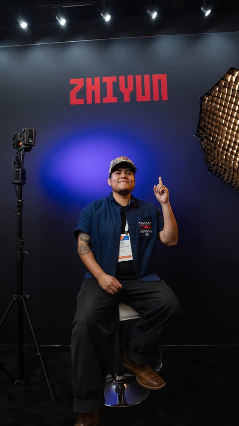Instagram post by @kanesies for Zhiyun. Caption reads: NAB Show with @zhiyun_tech was a success. With....