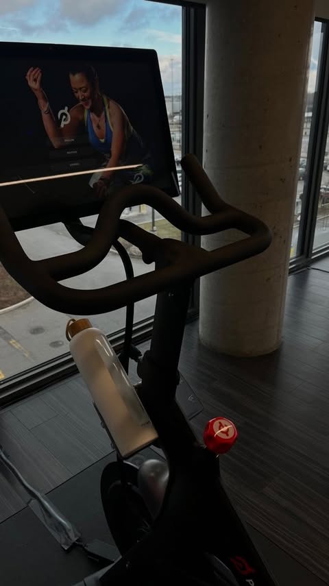 Instagram post by @fitbyshull for Merach. Caption reads: [...] do it without leaving your house. The Merach....