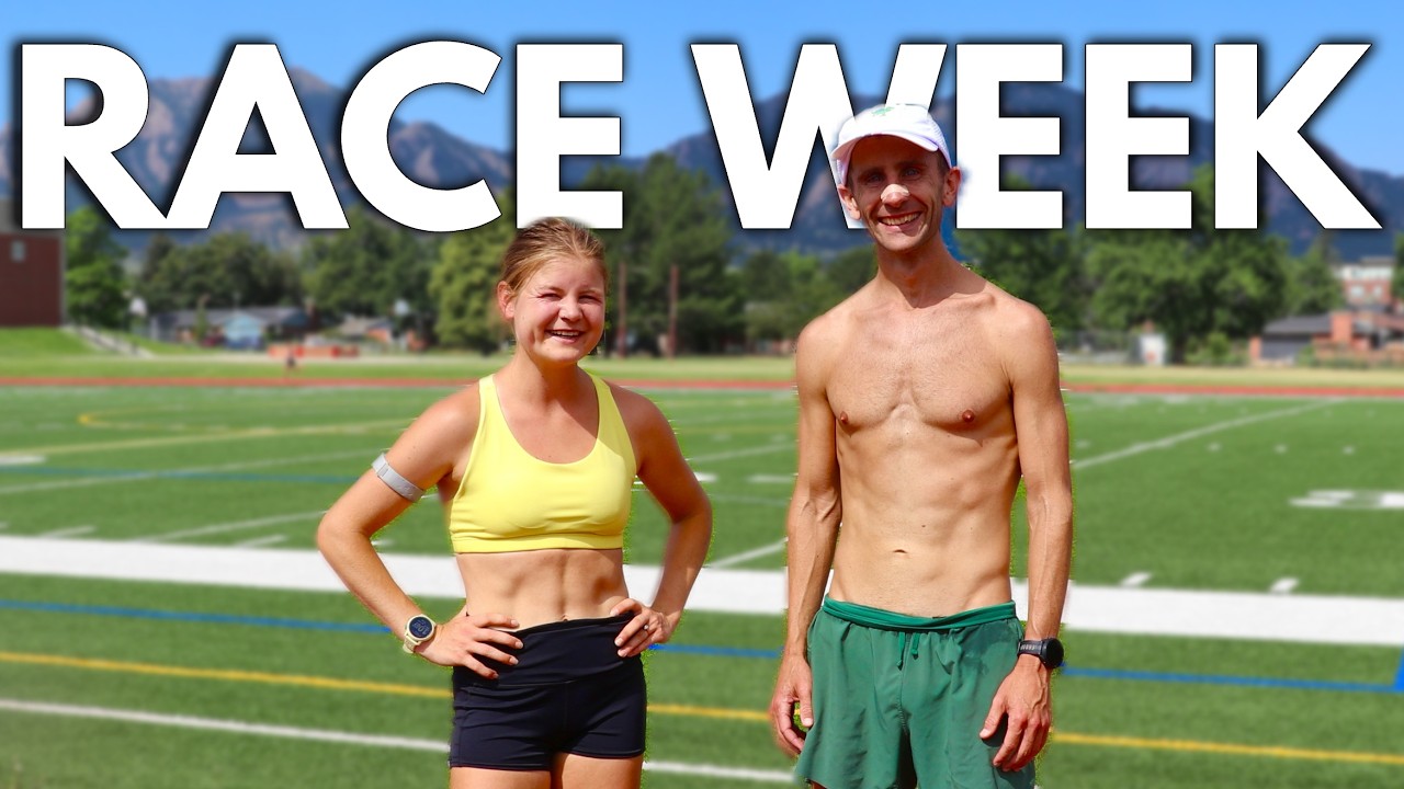 YouTube post by @allie_ostrander for Oiselle. Caption reads: My Final Test Before Race Day ft. David Roche.
