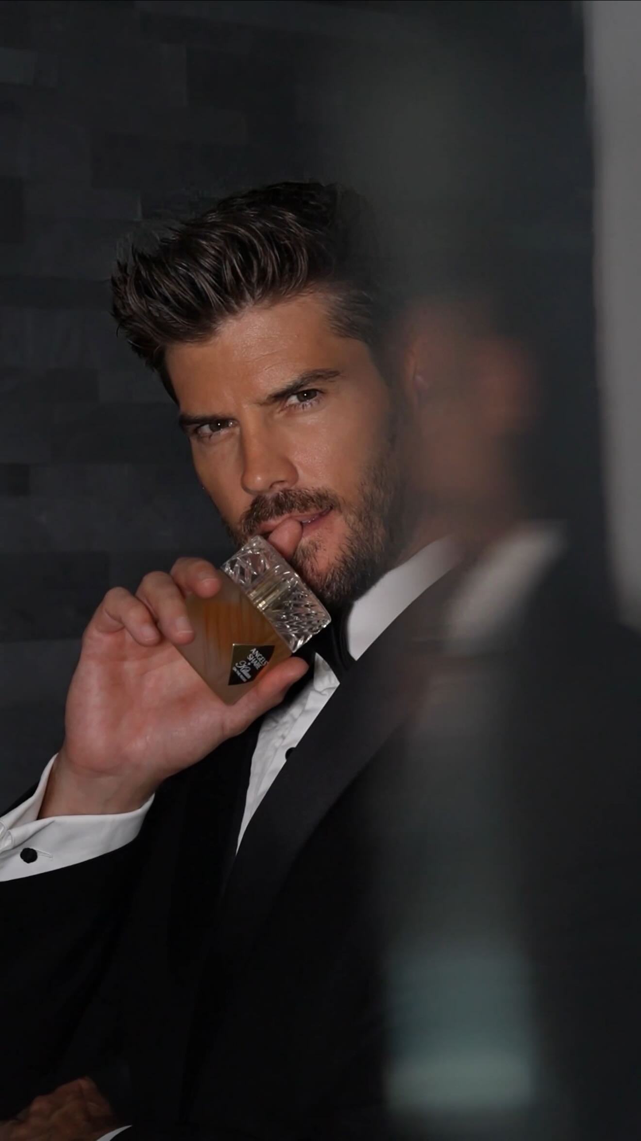 Instagram post by @kevinlutolf for KILIAN PARIS. Caption reads: A new chapter of indulgence @kilianparis ✨ Angel’s....