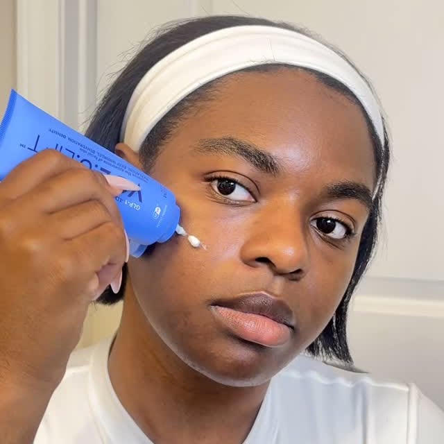 Instagram post by @chanelica.r for IMAGE Skincare. Caption reads: [...] routine with VOL.U.LIFT @volulift....
