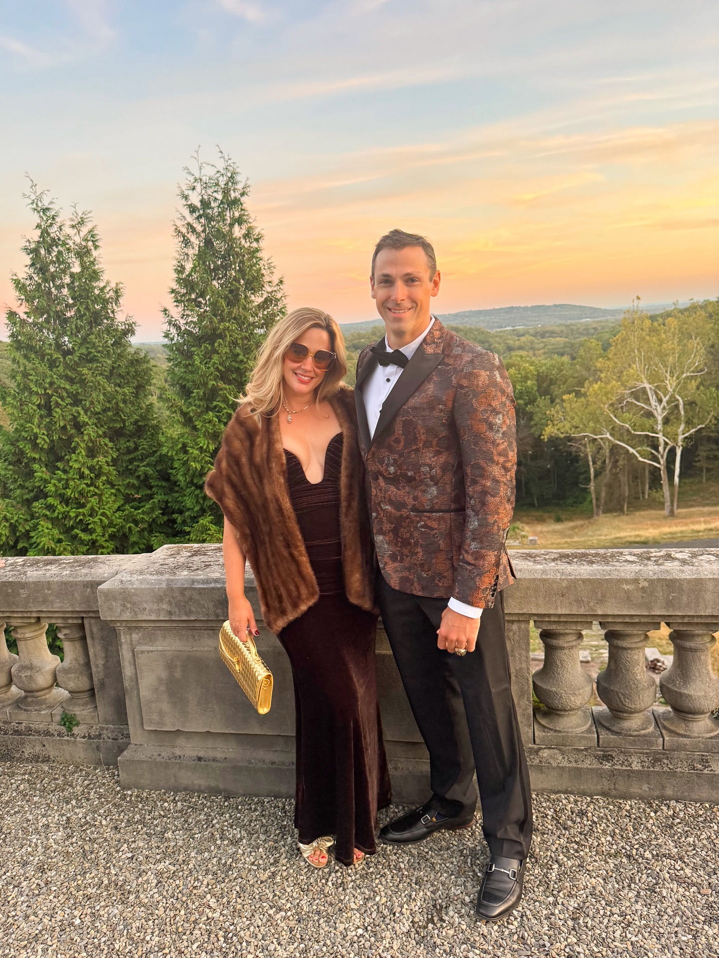 Instagram post by @kateystanley for Saks Fifth Avenue. Caption reads: Another amazing night for @musicinthesomersethills....