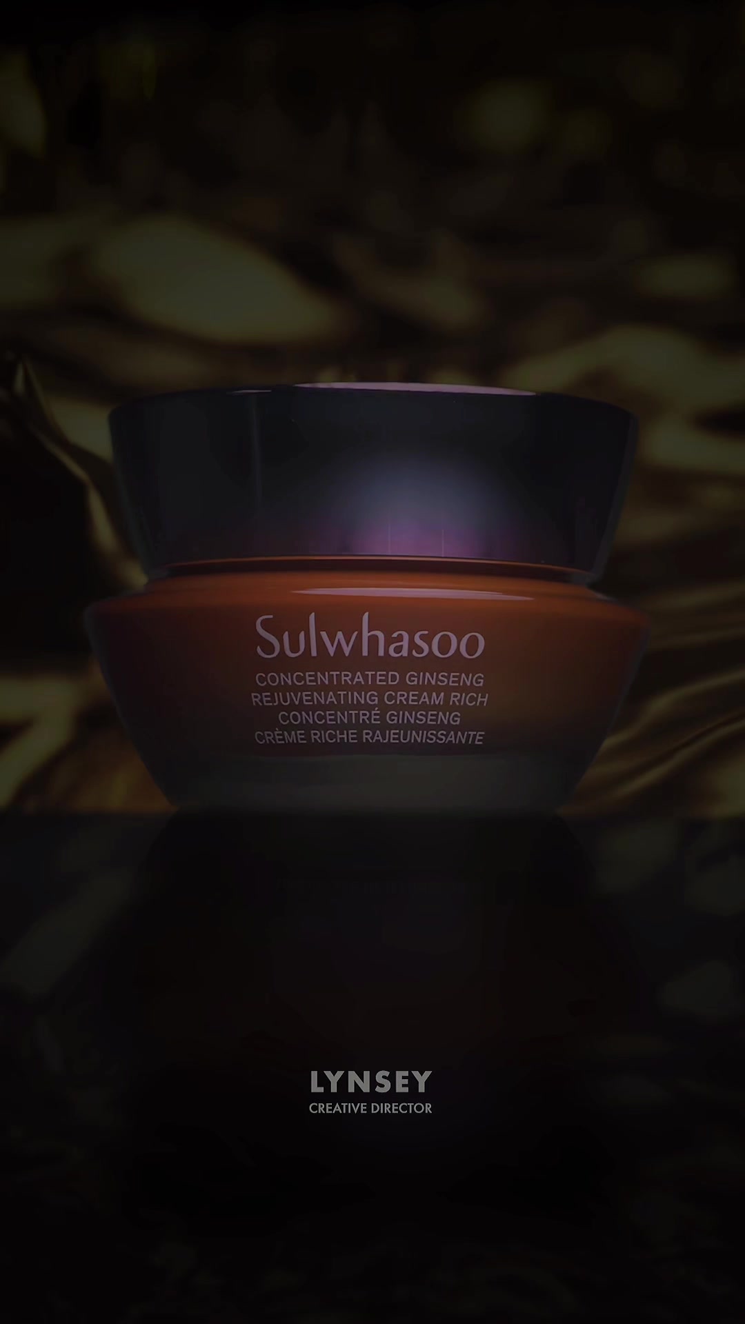 TikTok post by @luv__lynsey for Sulwhasoo. Caption reads: @Sulwhasoo Official #설화수 자생음크림 리치. 피부 속부터 차올린 탄력....