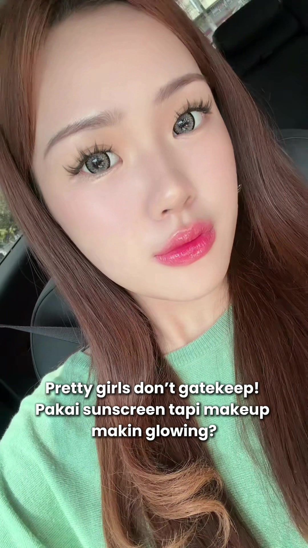 TikTok post by @carluskiey for Bioré. Caption reads: [...] flawless dan Fresh Look Under the Sun.....