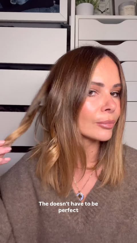 Instagram post by @carolbyrne30 for Redken. Caption reads: A little save for inspo hair tutorial 🫶🏻 Took me....