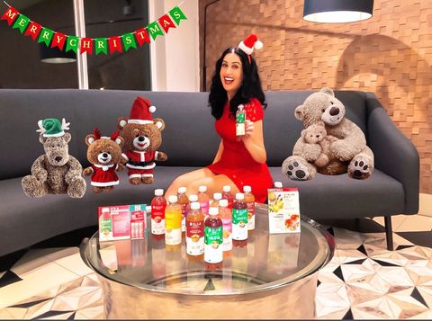 Instagram post by @annikamichelle1 for Eco Lips. Caption reads: Celebrating This Holiday Season With @lovesuja New....