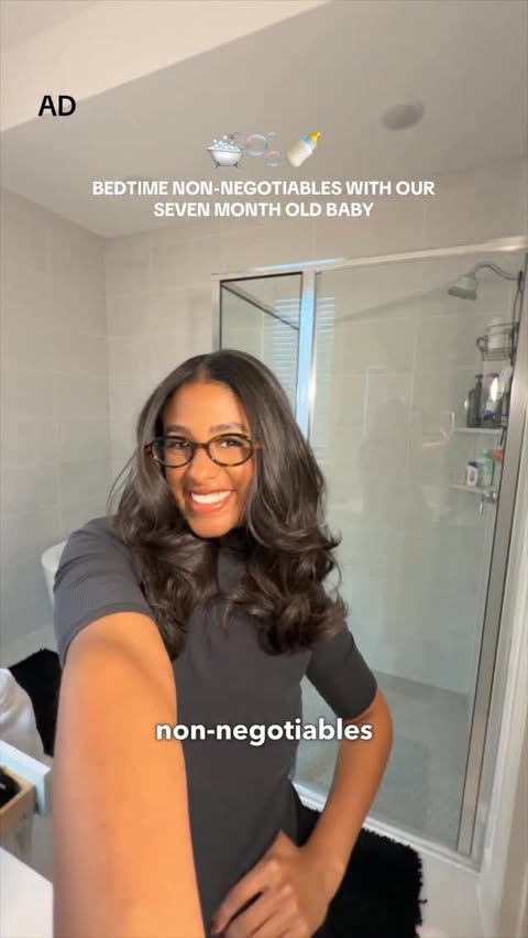 Instagram post by @heybriajones for Huggies. Caption reads: #ad Sleep can be hard these days, but @huggies....