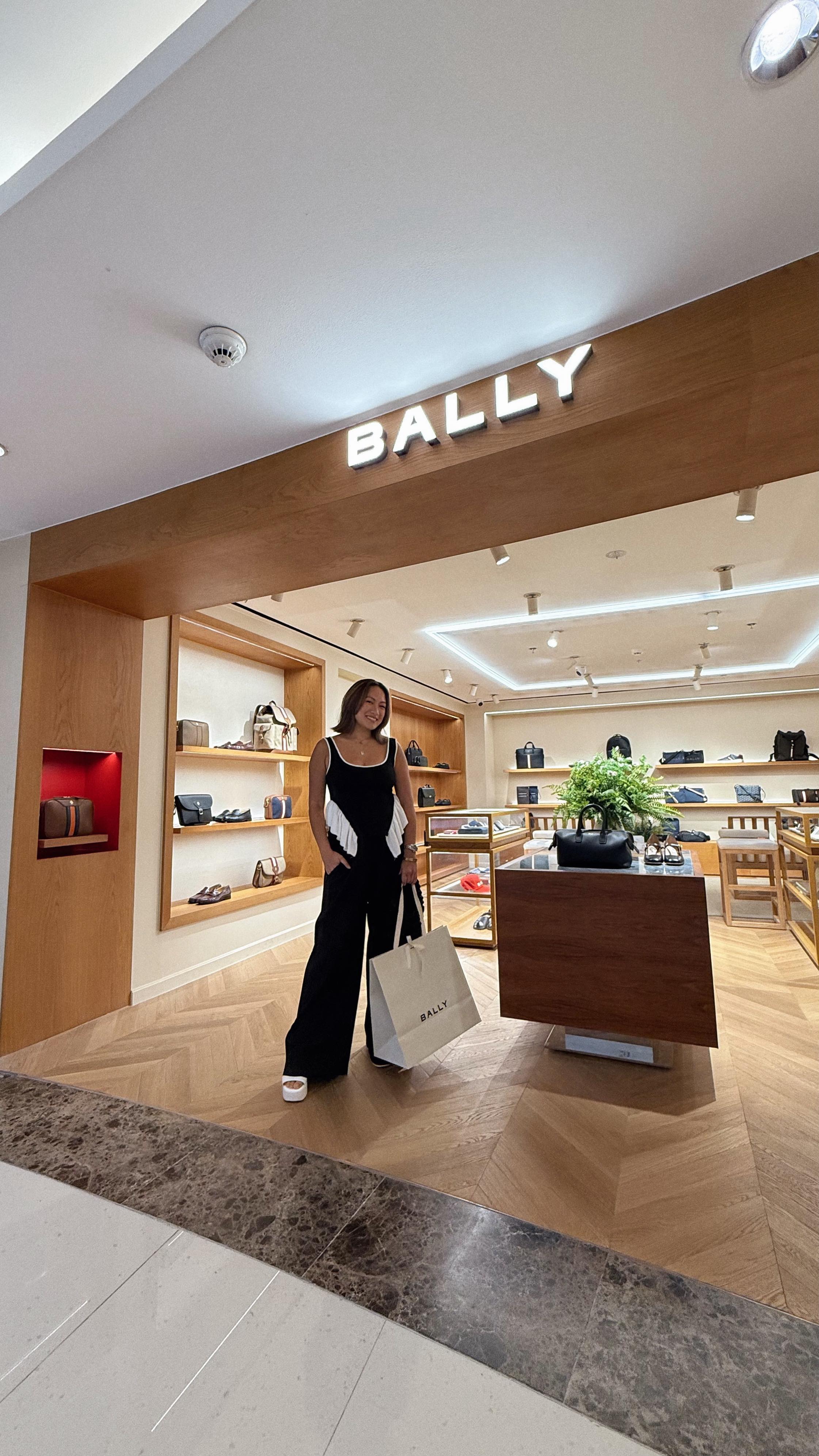 Instagram post by @laureen for Bally. Caption reads: Discover my top 3 picks from Bally’s SS25....