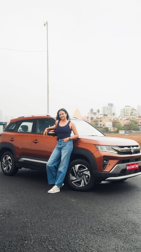 Instagram post by @mira_erda for Maruti Suzuki ARENA. Caption reads: [...] #TheNewBrezza #LeadEveryPlay....