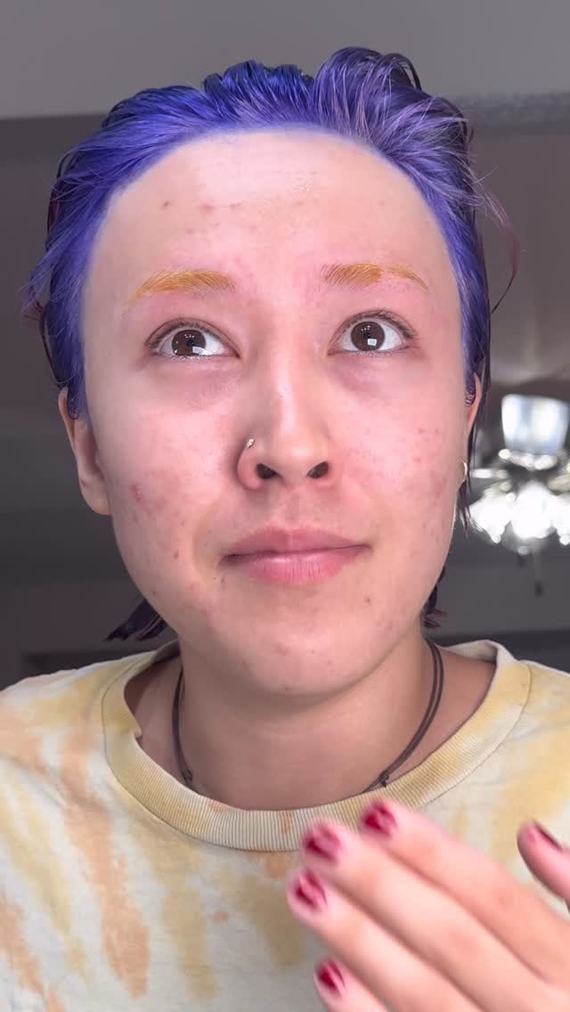 Instagram post by @sillyyerba for Arctic Fox Hair Color. Caption reads: It was looking pretty grim for a second there… but....