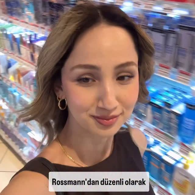 Instagram post by @ecz.cerendag for ROSSMANN. Caption reads: Düzenli olarak sonsuza kadar sanırım bu ürünleri....